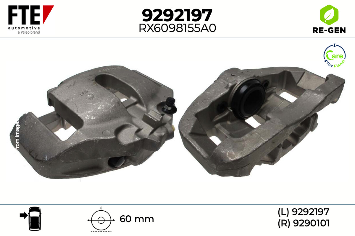 Étrier de frein FTE automotive GmbH ref. 9292197