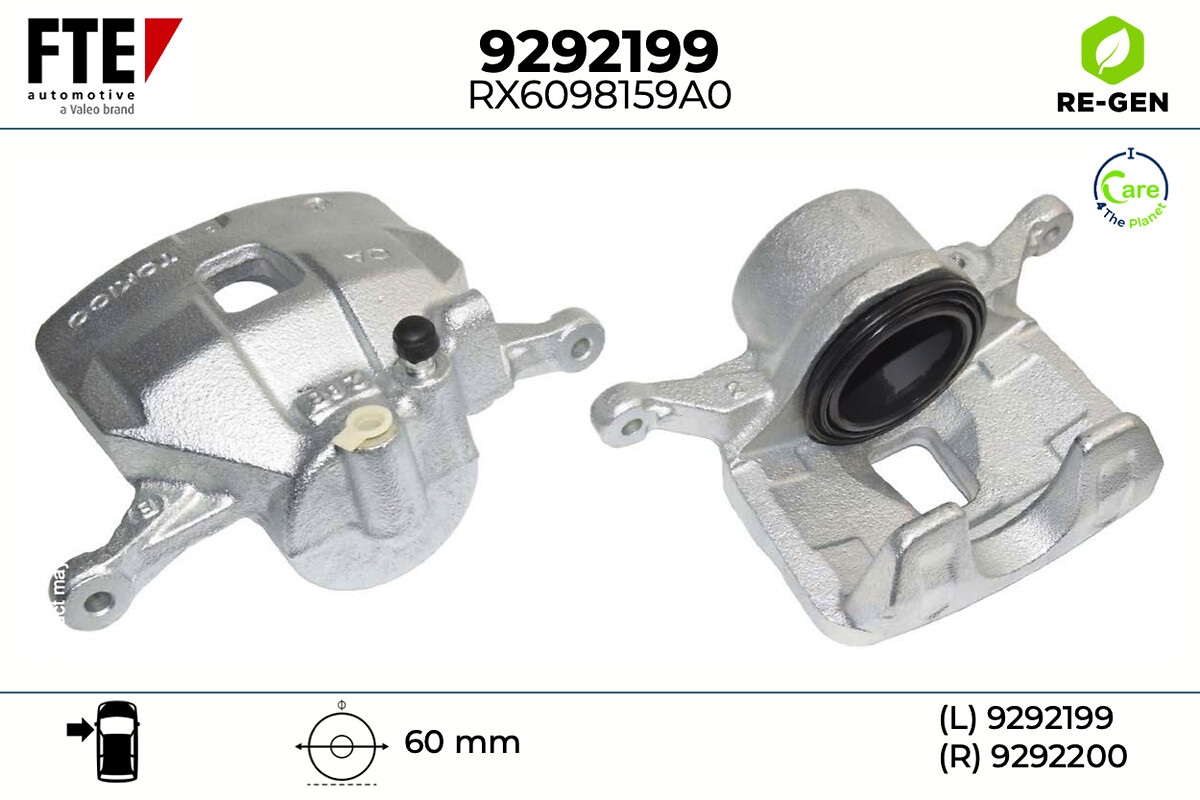 Étrier de frein FTE automotive GmbH ref. 9292199