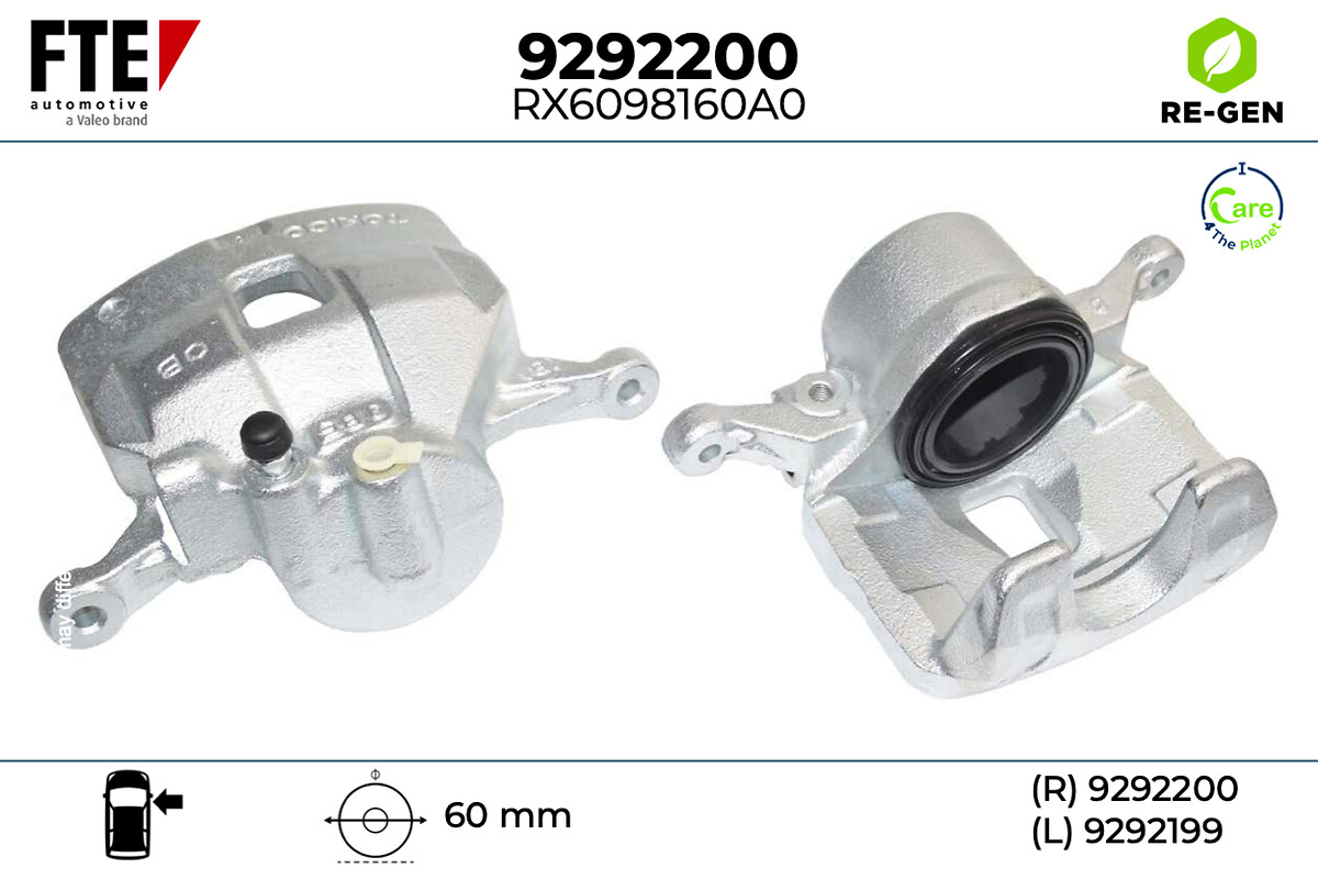 Étrier de frein FTE automotive GmbH 9292200