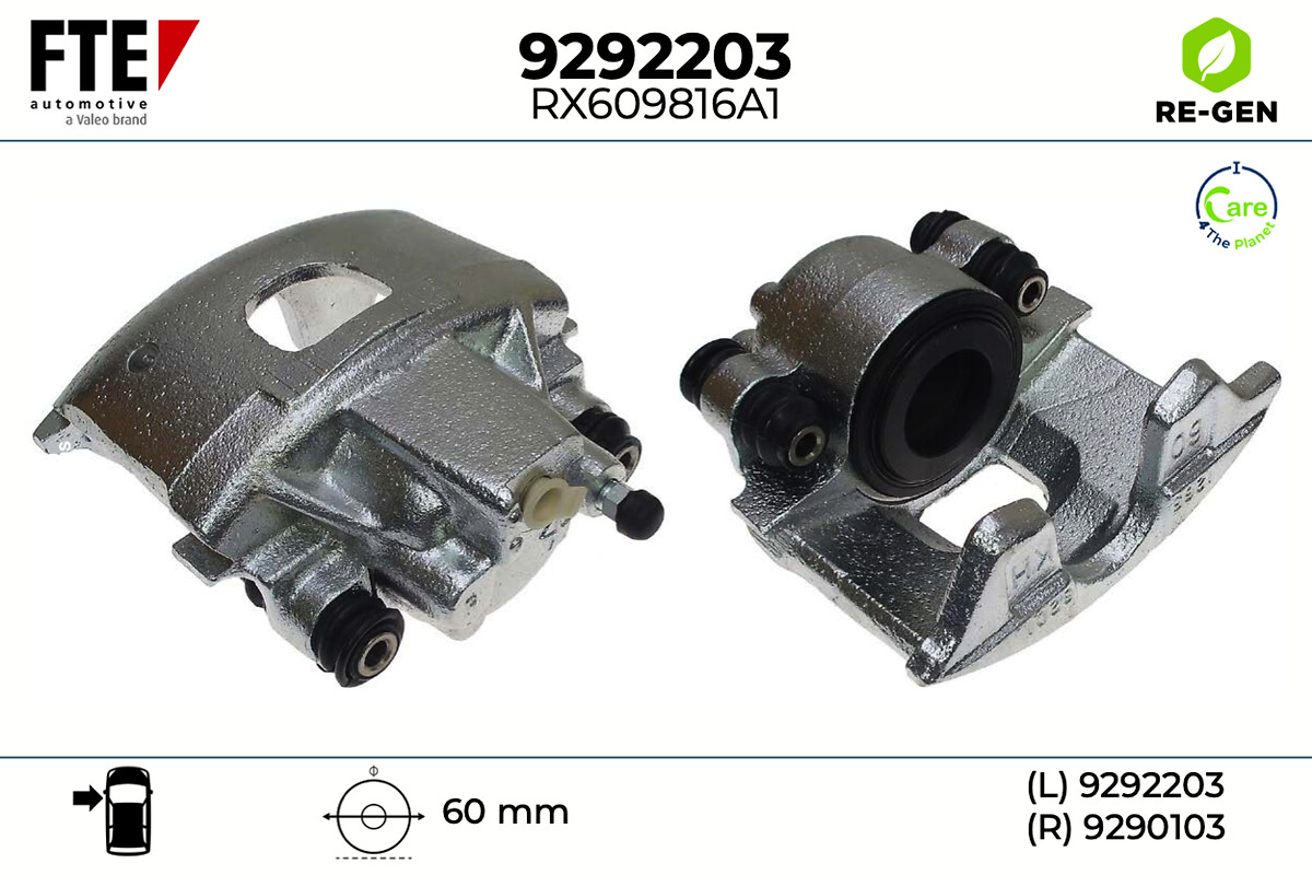 Étrier de frein FTE automotive GmbH ref. 9292203