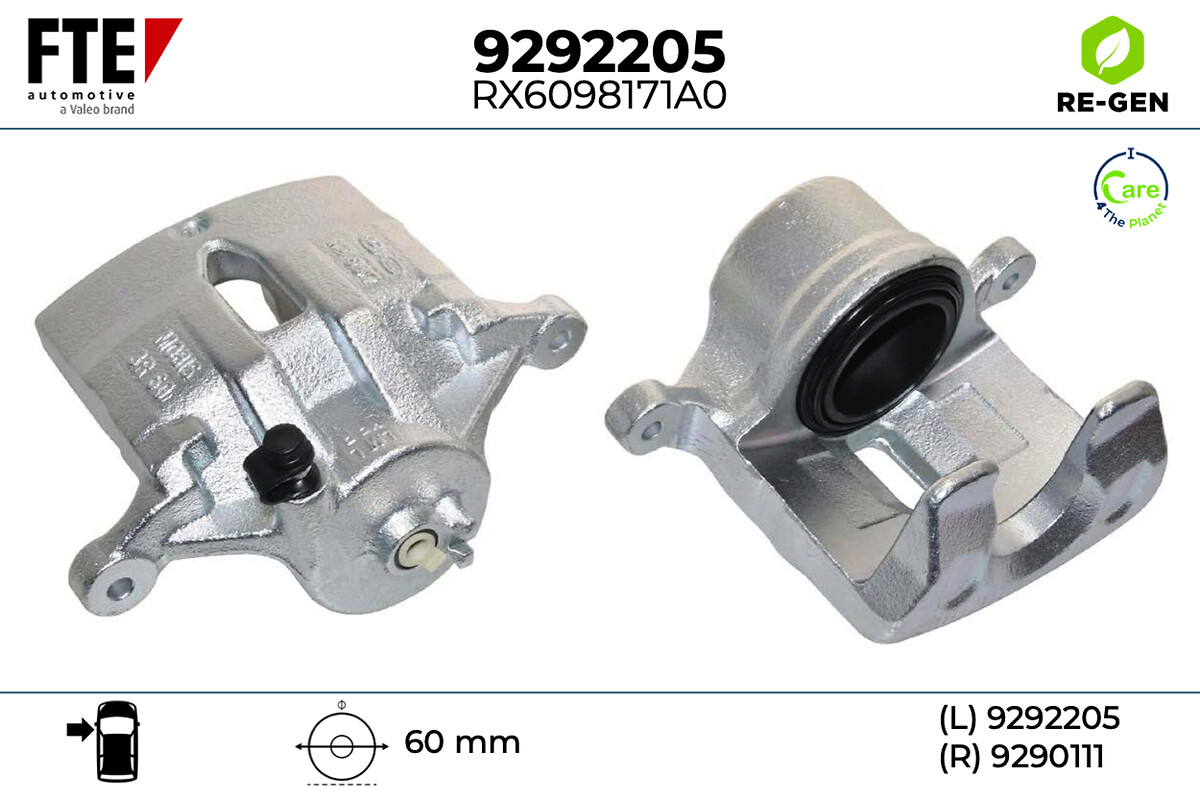 Étrier de frein FTE automotive GmbH ref. 9292205