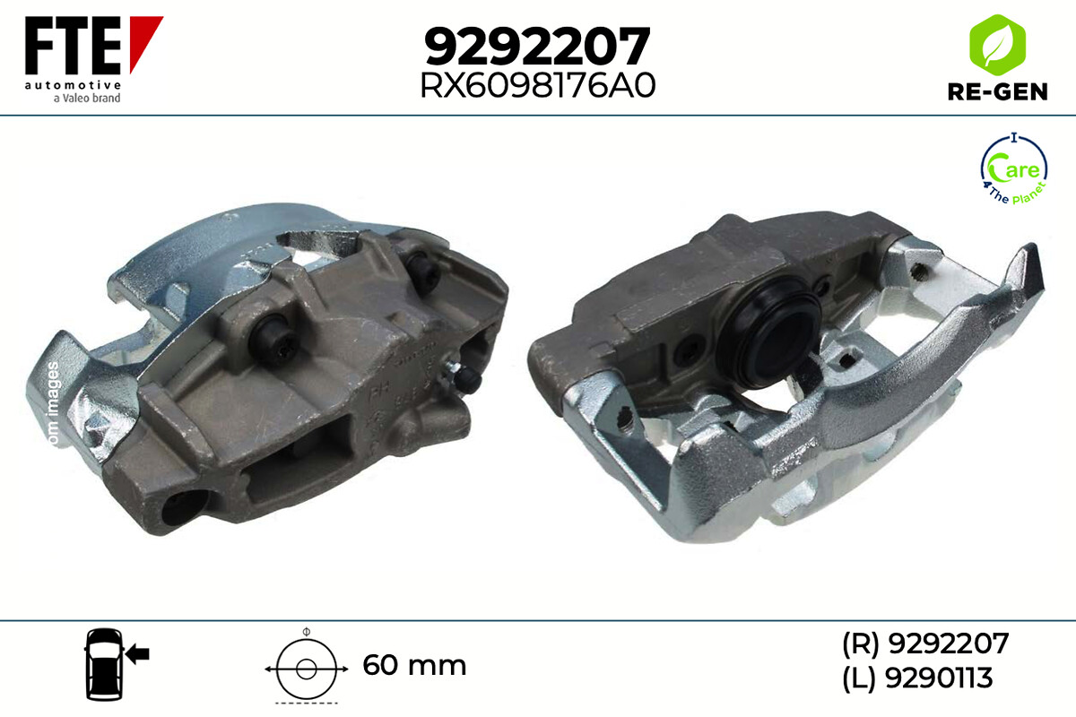 Étrier de frein FTE automotive GmbH ref. 9292207
