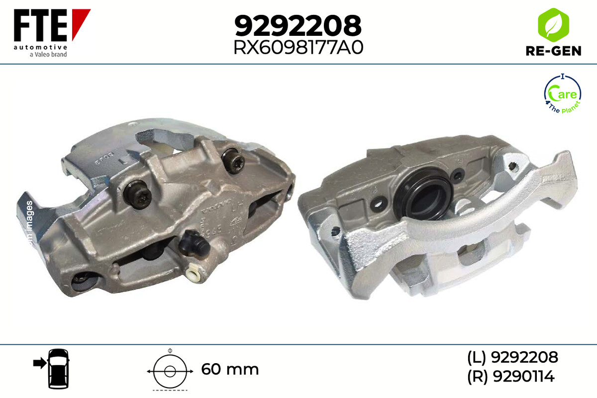 Étrier de frein FTE automotive GmbH ref. 9292208