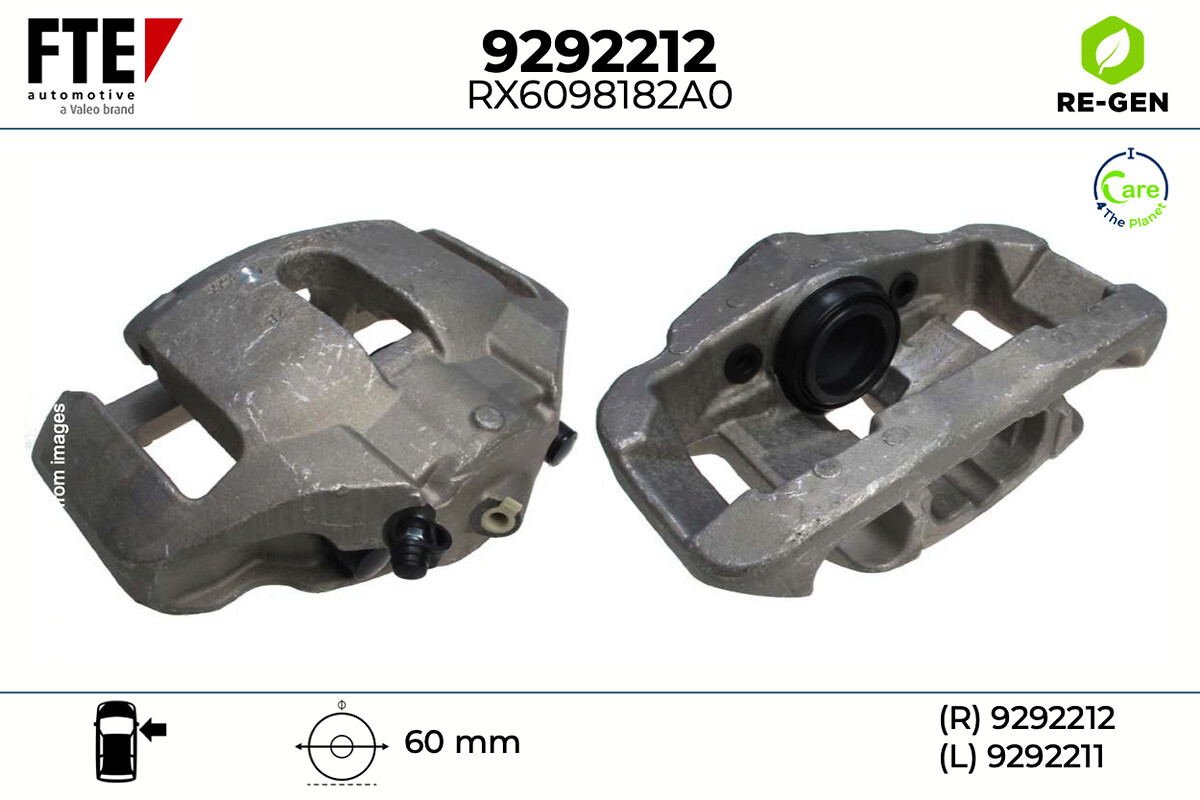 Étrier de frein FTE automotive GmbH ref. 9292212