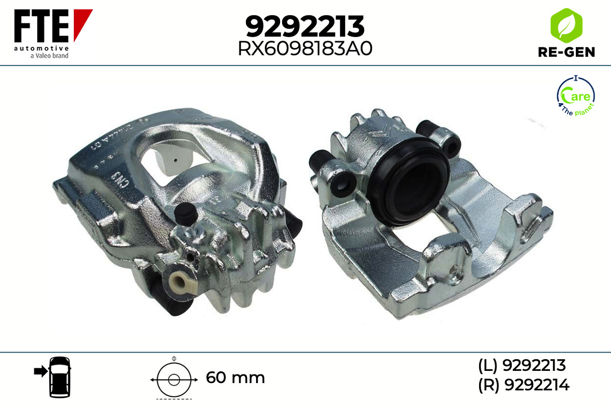 Étrier de frein FTE automotive GmbH 9292213