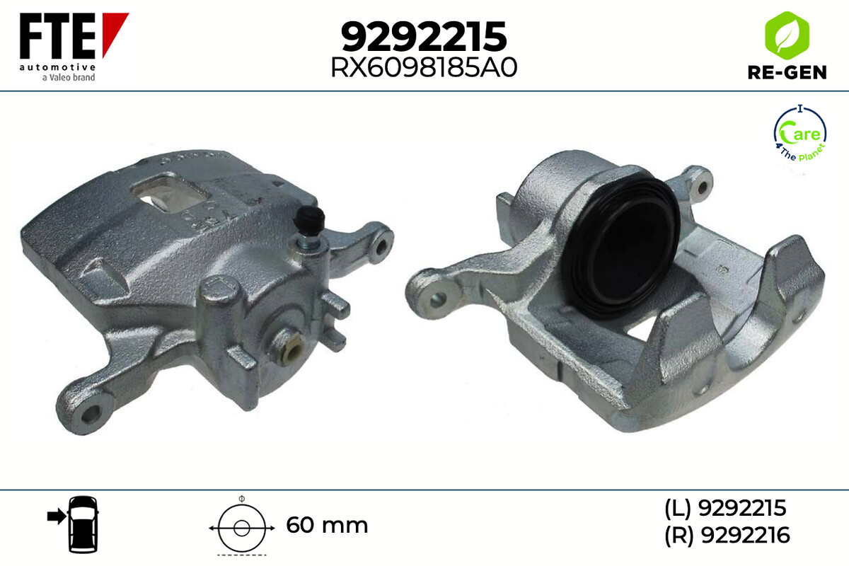 Étrier de frein FTE automotive GmbH ref. 9292215