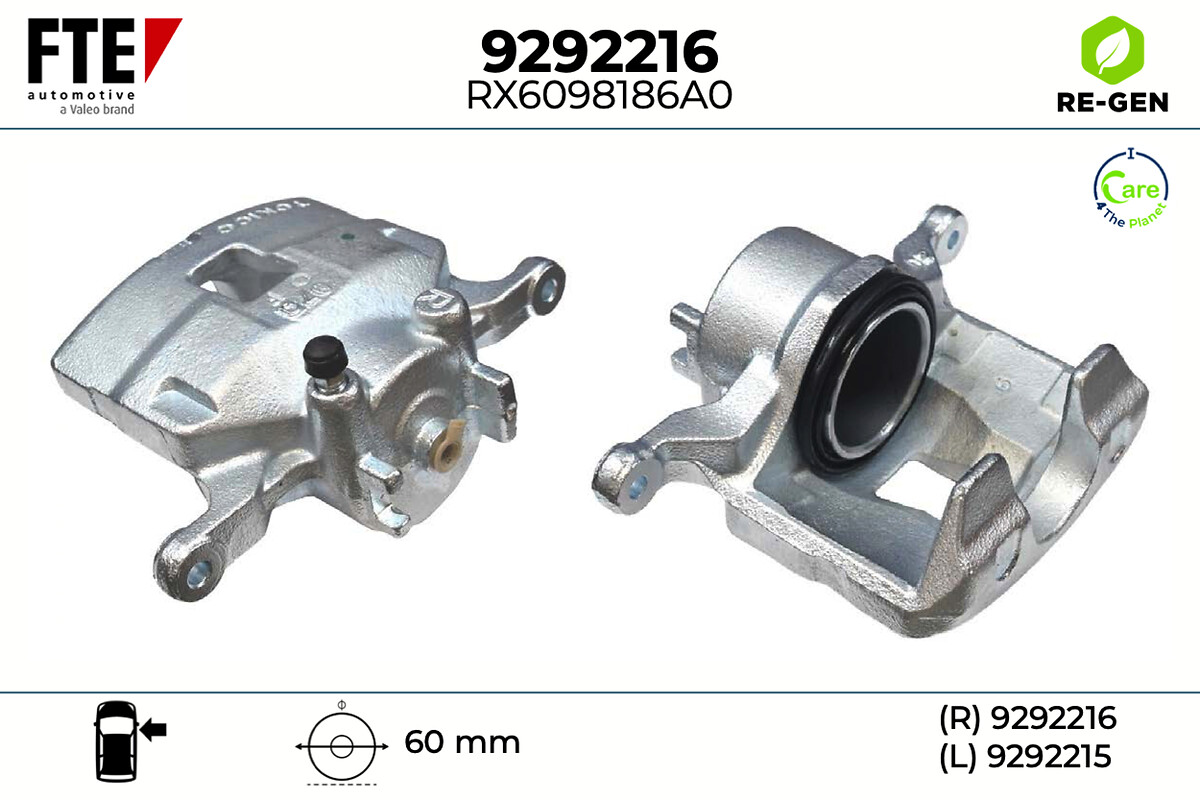 Étrier de frein FTE automotive GmbH ref. 9292216