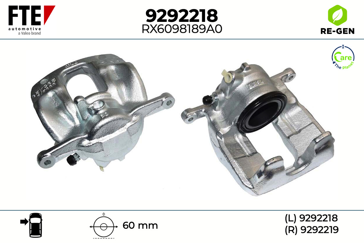 Étrier de frein FTE automotive GmbH ref. 9292218