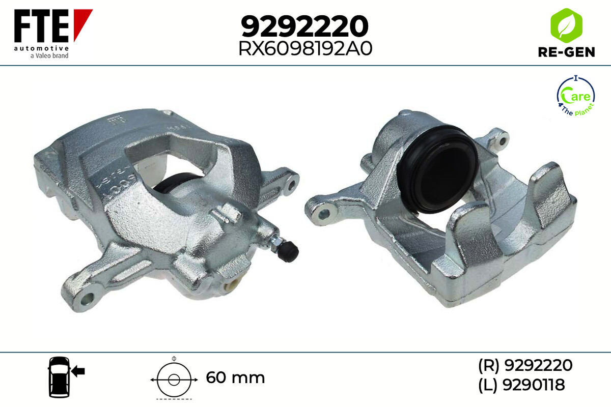 Étrier de frein FTE automotive GmbH ref. 9292220
