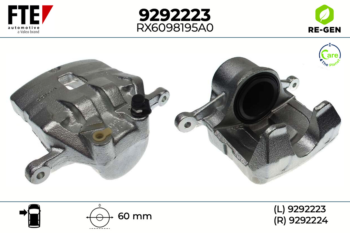 Étrier de frein FTE automotive GmbH 9292223