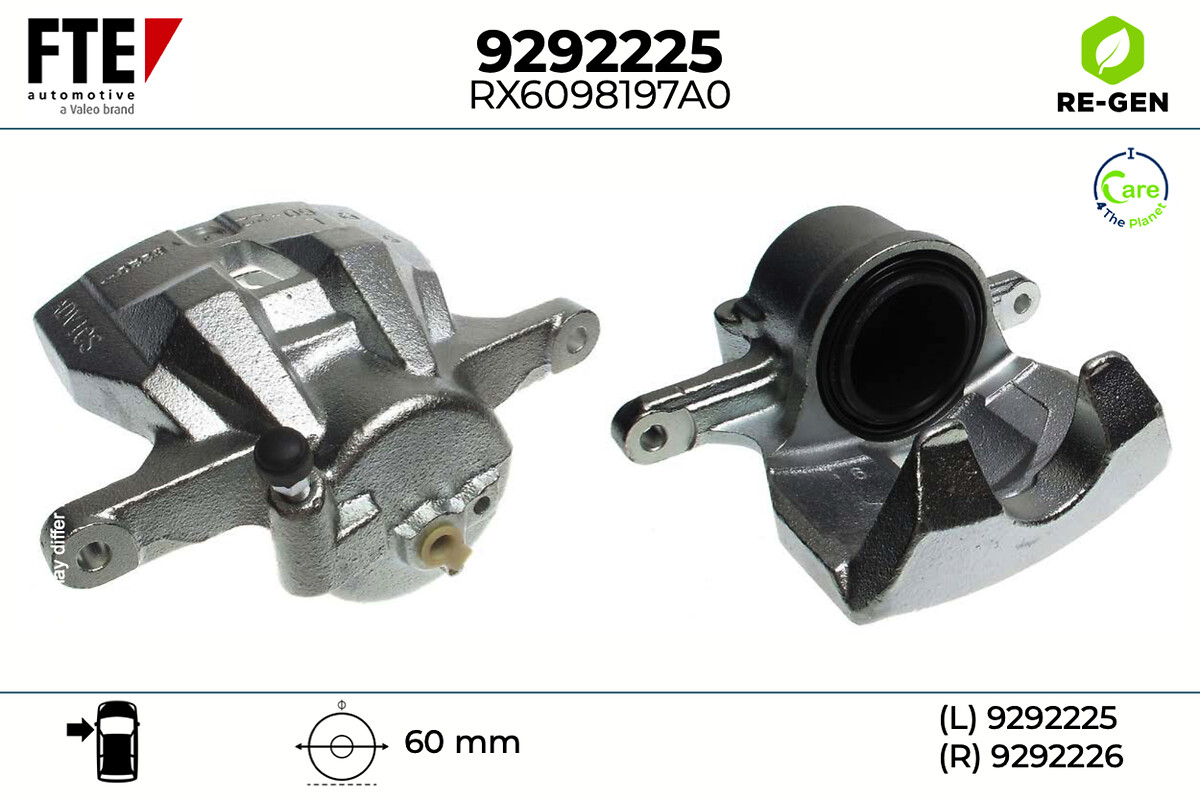 Étrier de frein FTE automotive GmbH ref. 9292225