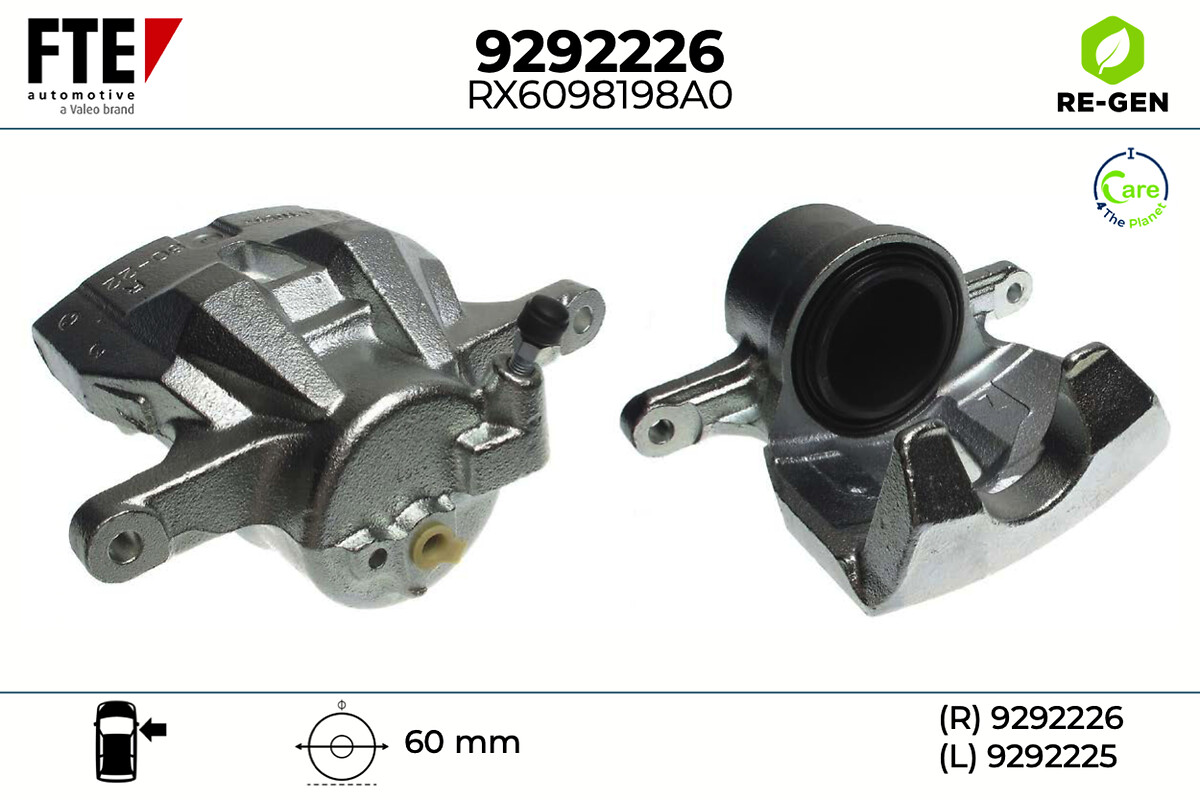 Étrier de frein FTE automotive GmbH ref. 9292226