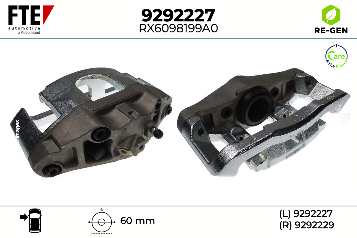Étrier de frein FTE automotive GmbH ref. 9292227