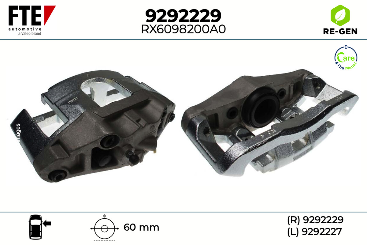 Étrier de frein FTE automotive GmbH ref. 9292229