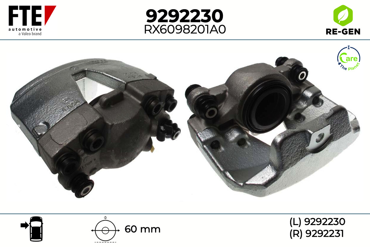 Étrier de frein FTE automotive GmbH ref. 9292230