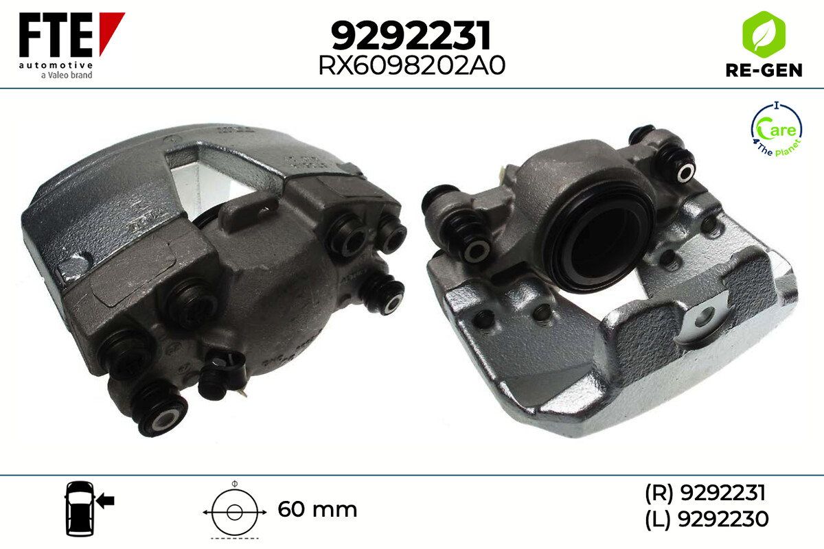 Étrier de frein FTE automotive GmbH ref. 9292231