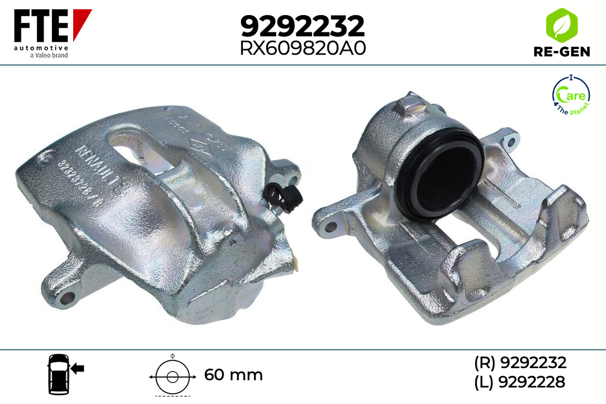 Étrier de frein FTE automotive GmbH ref. 9292232