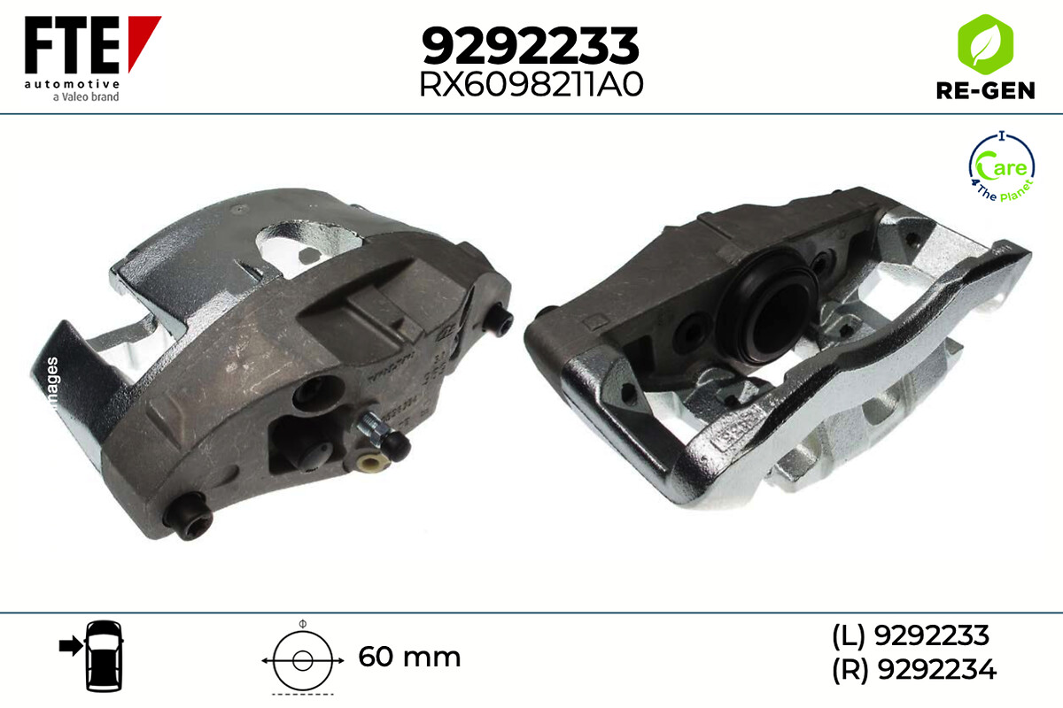 Étrier de frein FTE automotive GmbH ref. 9292233