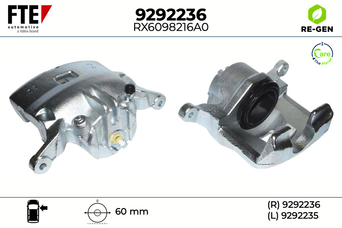 Étrier de frein FTE automotive GmbH ref. 9292236