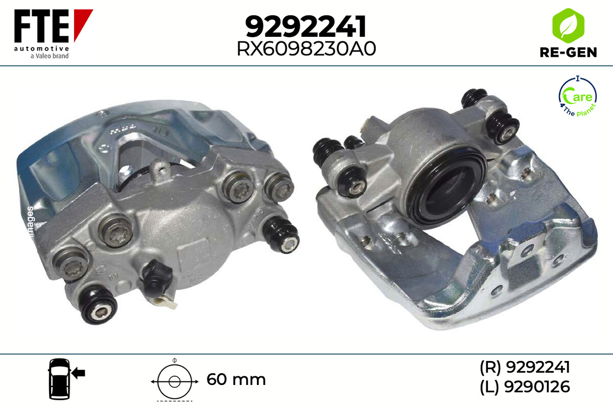 Étrier de frein FTE automotive GmbH ref. 9292241