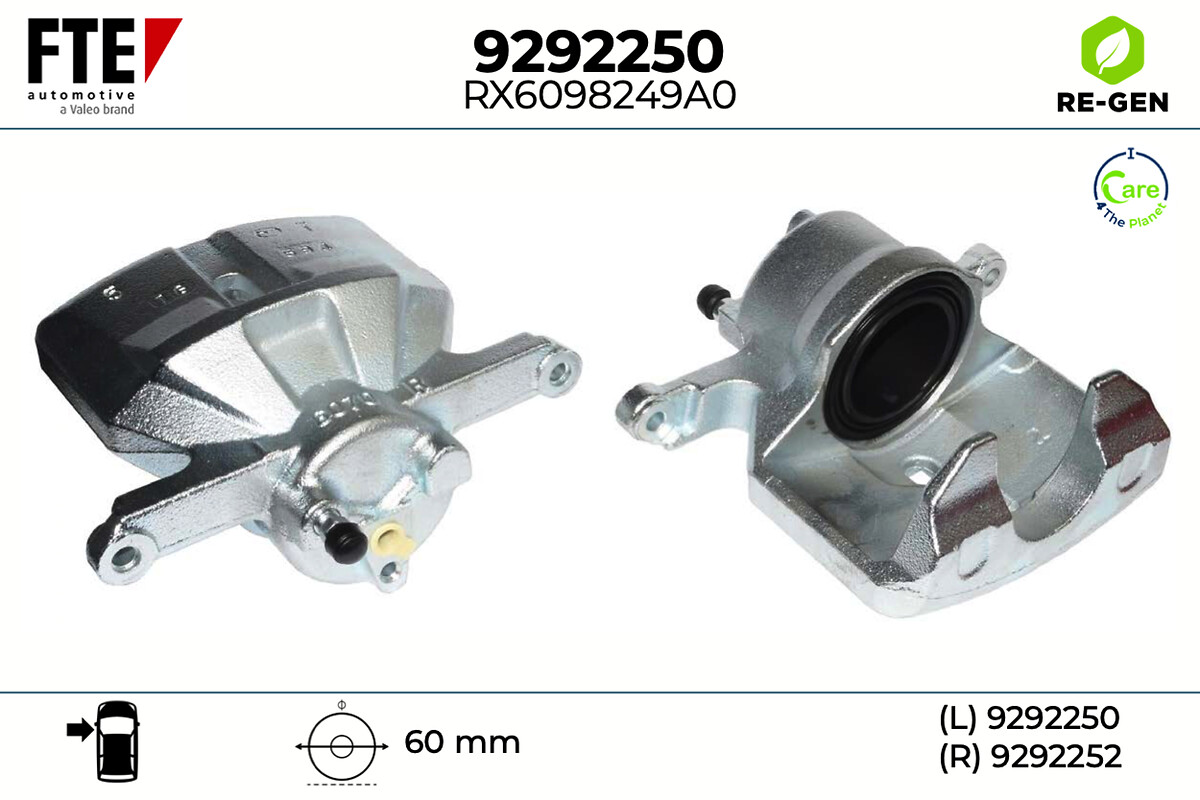 Étrier de frein FTE automotive GmbH 9292250