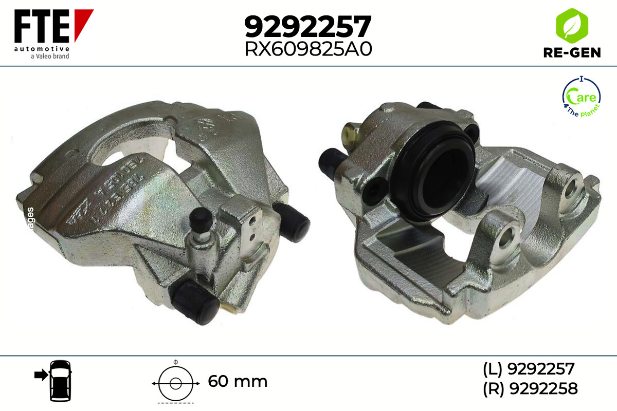 Étrier de frein FTE automotive GmbH ref. 9292257