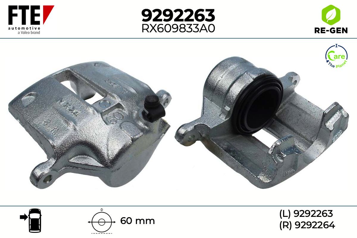 Étrier de frein FTE automotive GmbH ref. 9292263