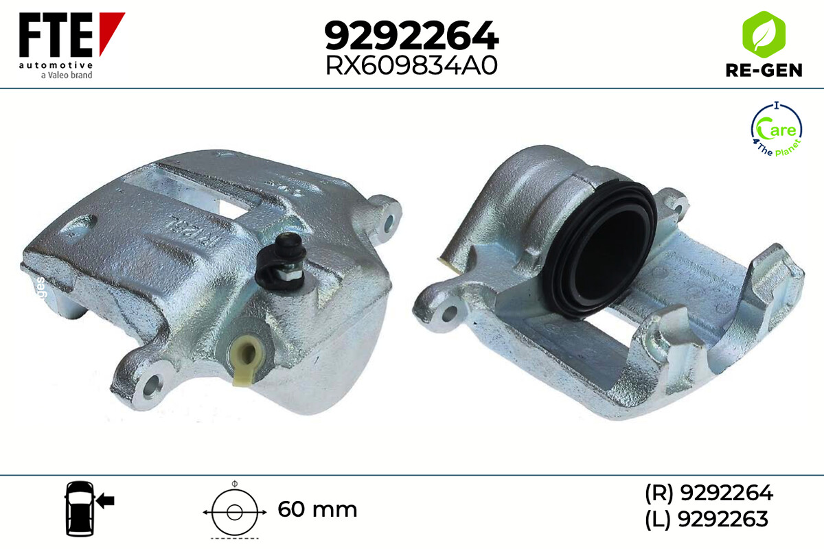 Étrier de frein FTE automotive GmbH ref. 9292264