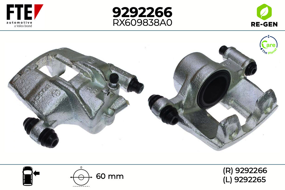 Étrier de frein FTE automotive GmbH ref. 9292266
