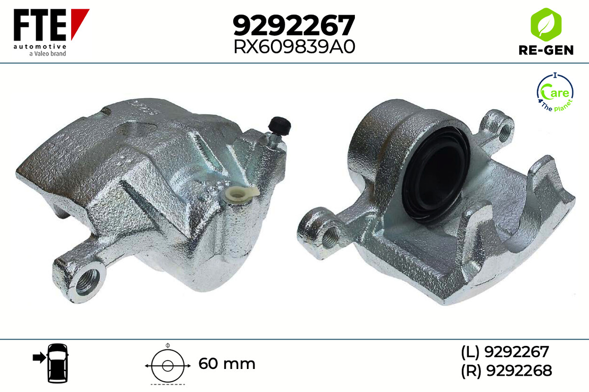 Étrier de frein FTE automotive GmbH ref. 9292267