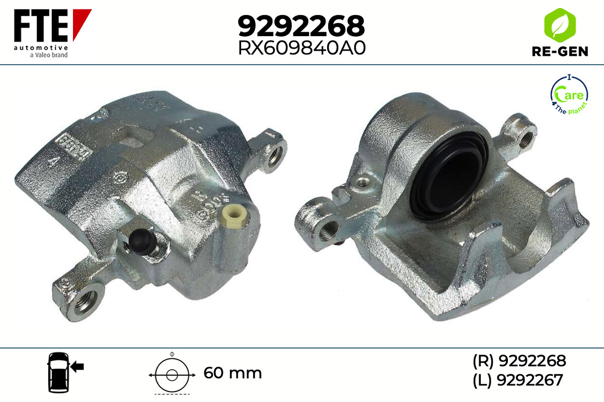 Étrier de frein FTE automotive GmbH ref. 9292268
