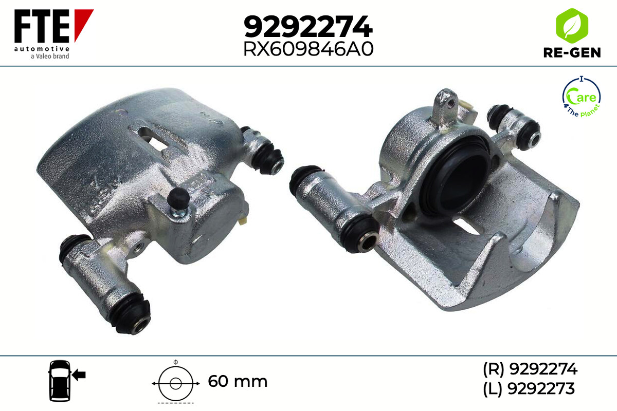 Étrier de frein FTE automotive GmbH ref. 9292274