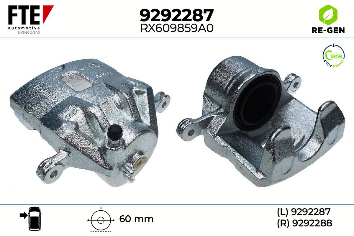 Étrier de frein FTE automotive GmbH 9292287