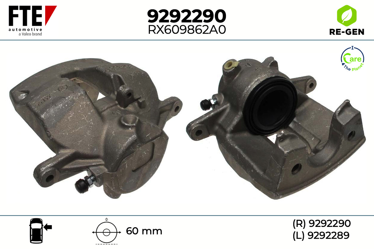 Étrier de frein FTE automotive GmbH 9292290