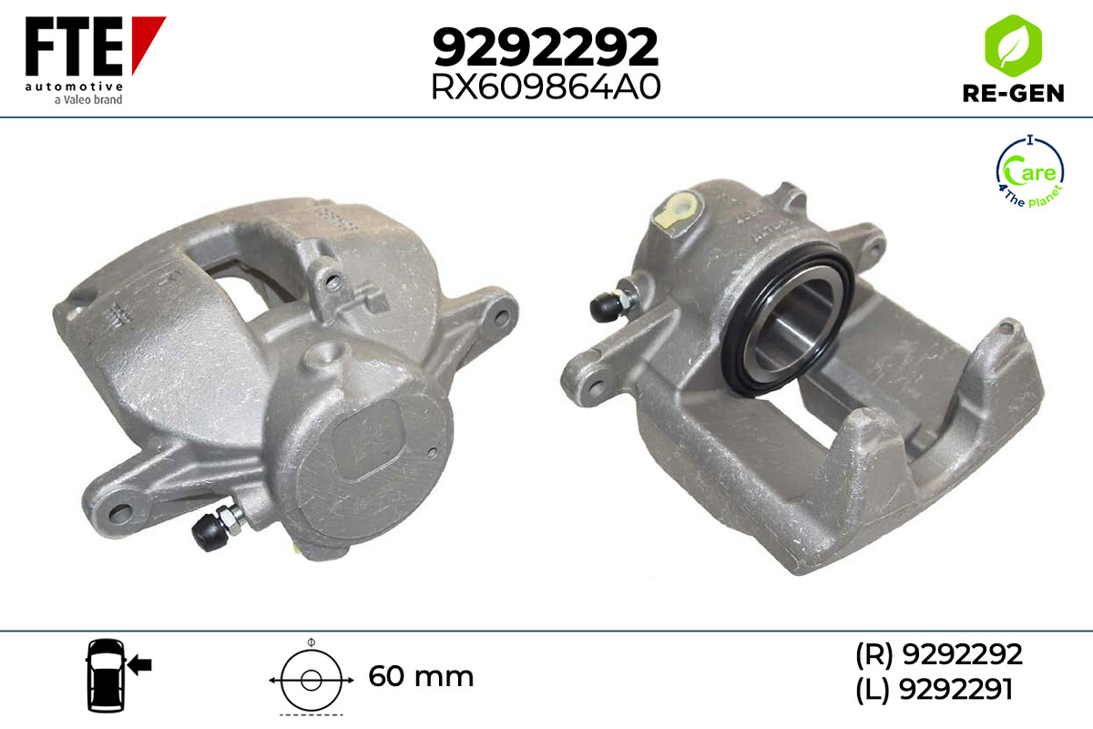 Étrier de frein FTE automotive GmbH ref. 9292292