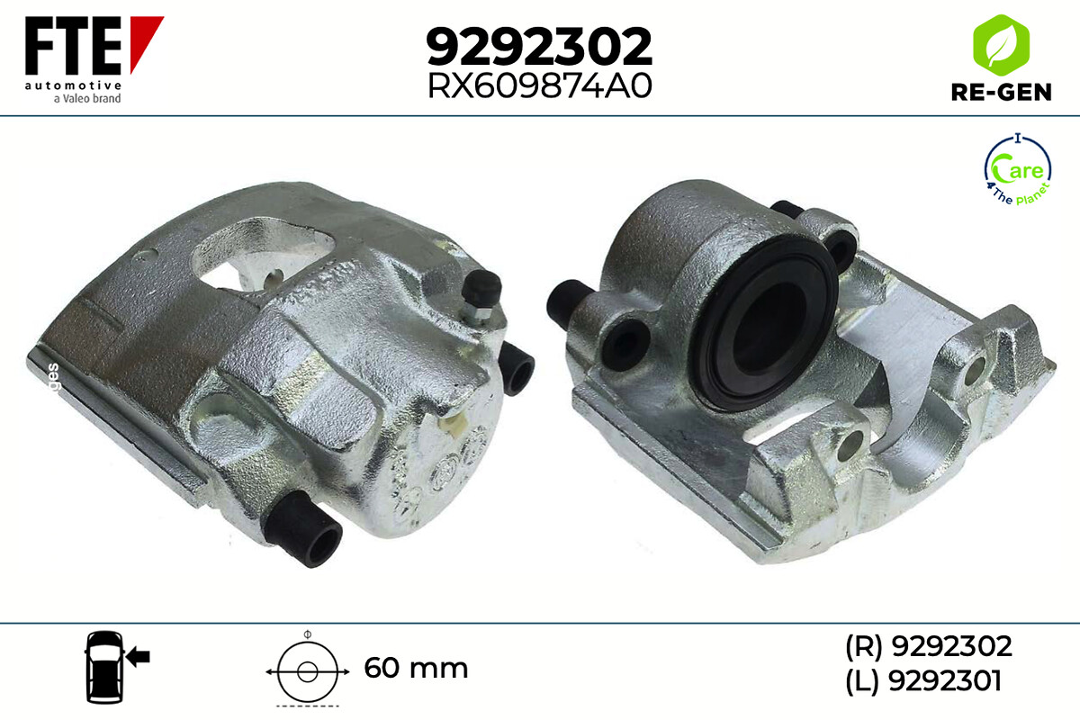 Étrier de frein FTE automotive GmbH ref. 9292302