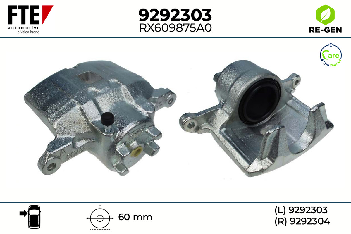 Étrier de frein FTE automotive GmbH ref. 9292303