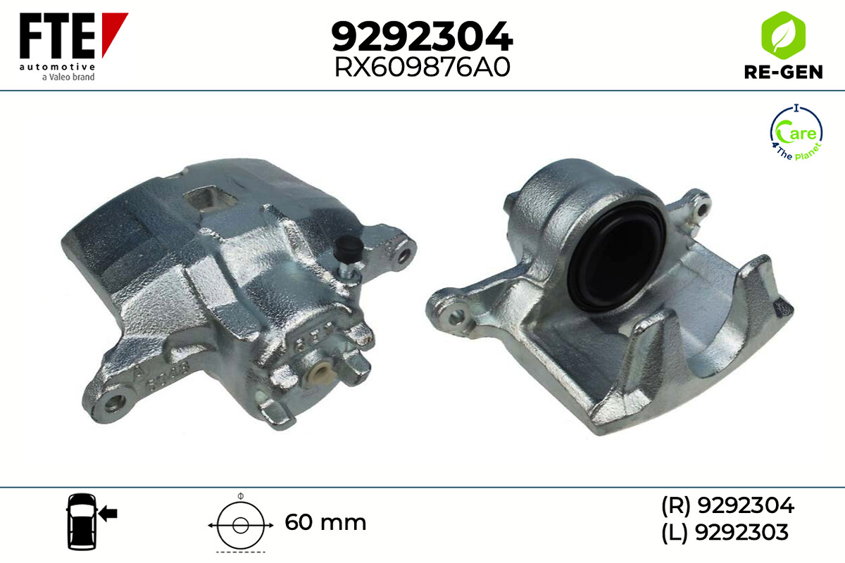 Étrier de frein FTE automotive GmbH 9292304