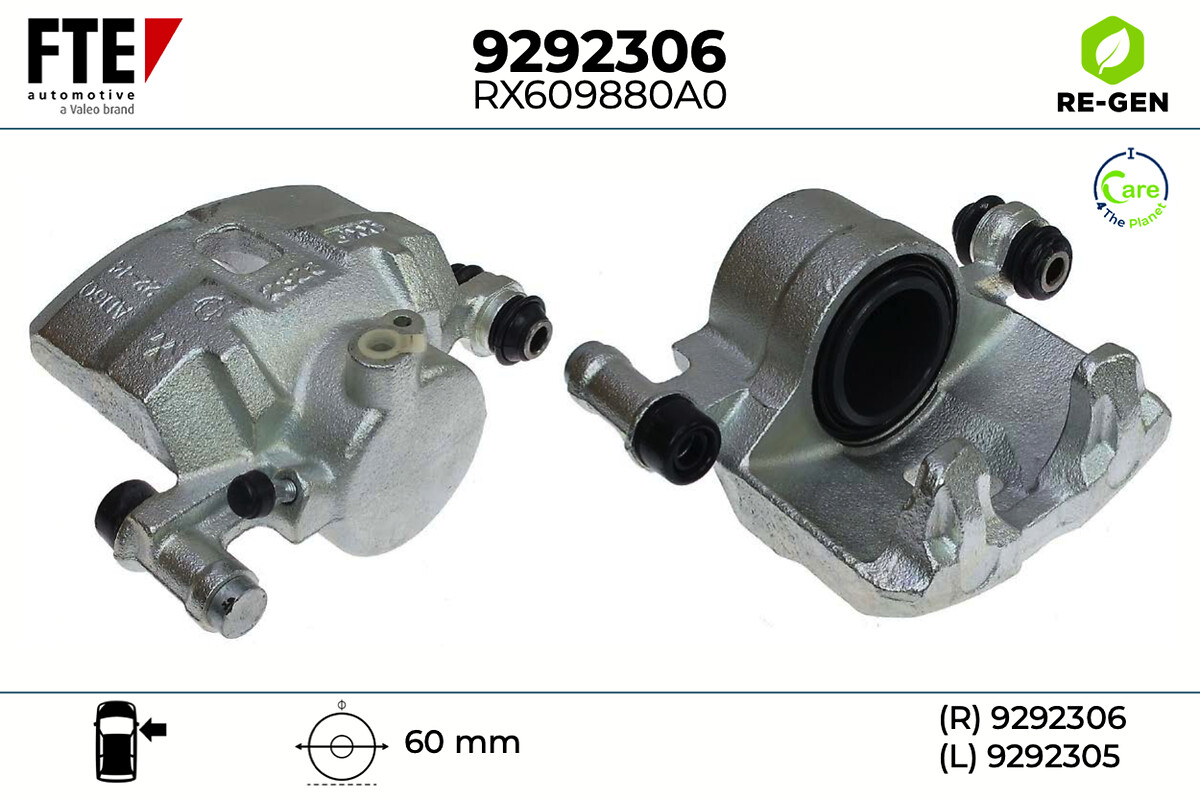 Étrier de frein FTE automotive GmbH ref. 9292306