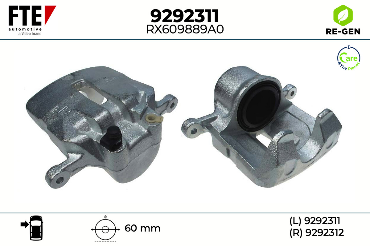Étrier de frein FTE automotive GmbH 9292311