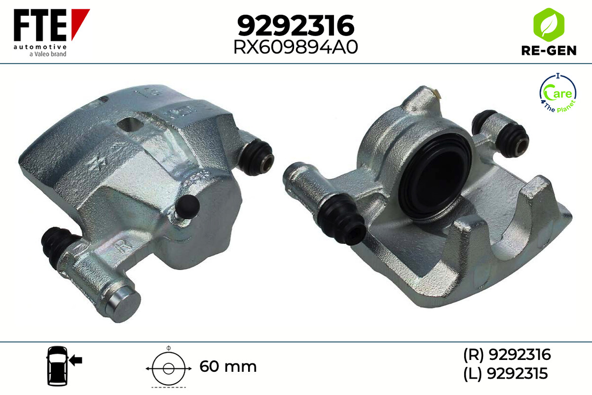 Étrier de frein FTE automotive GmbH ref. 9292316
