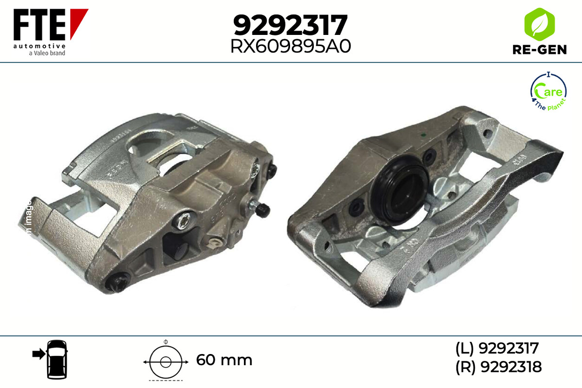Étrier de frein FTE automotive GmbH ref. 9292317