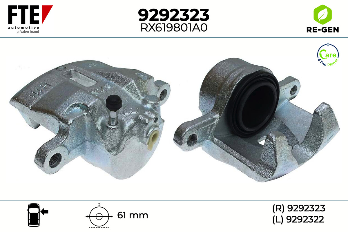 Étrier de frein FTE automotive GmbH ref. 9292323