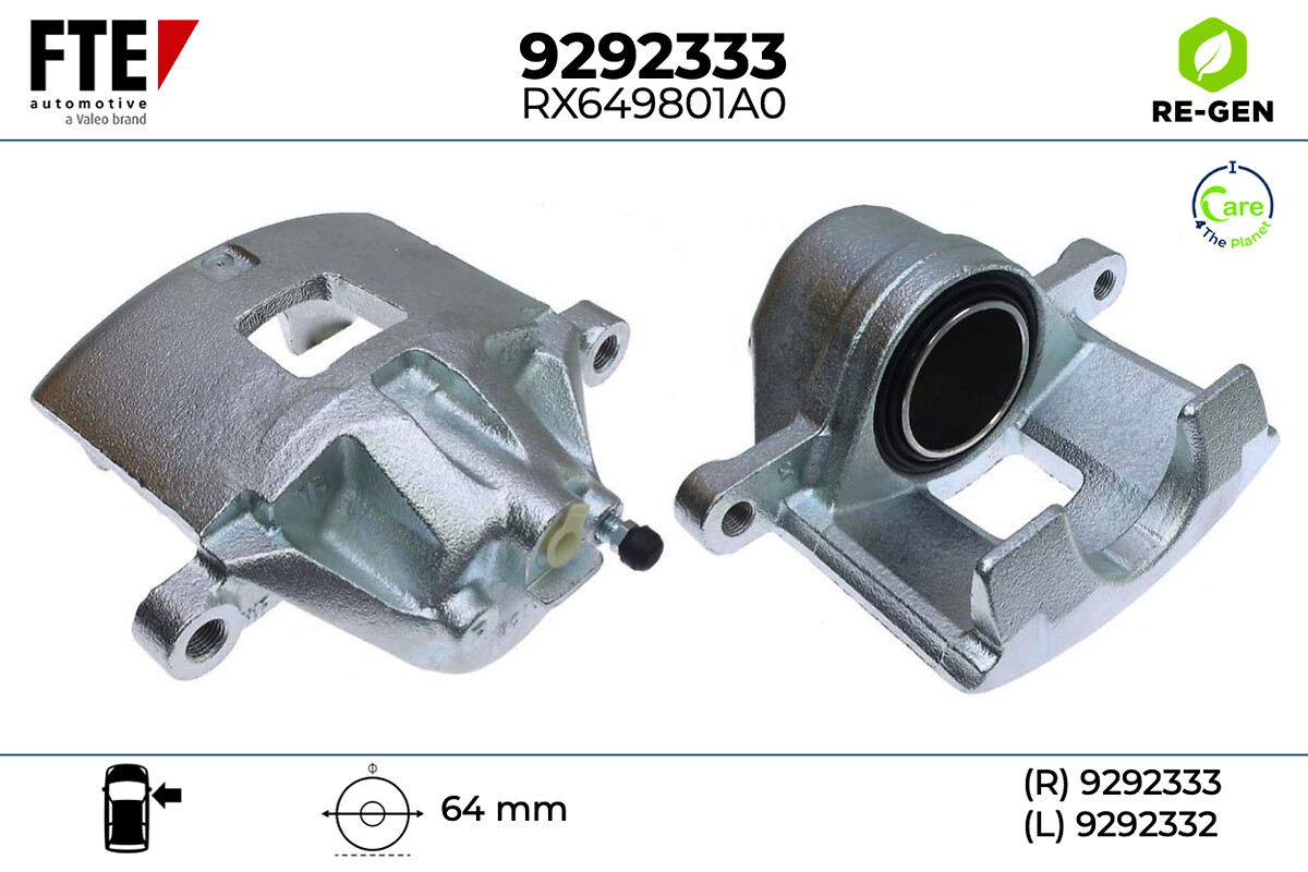 Étrier de frein FTE automotive GmbH ref. 9292333