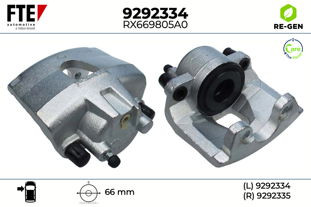 Étrier de frein FTE automotive GmbH ref. 9292334