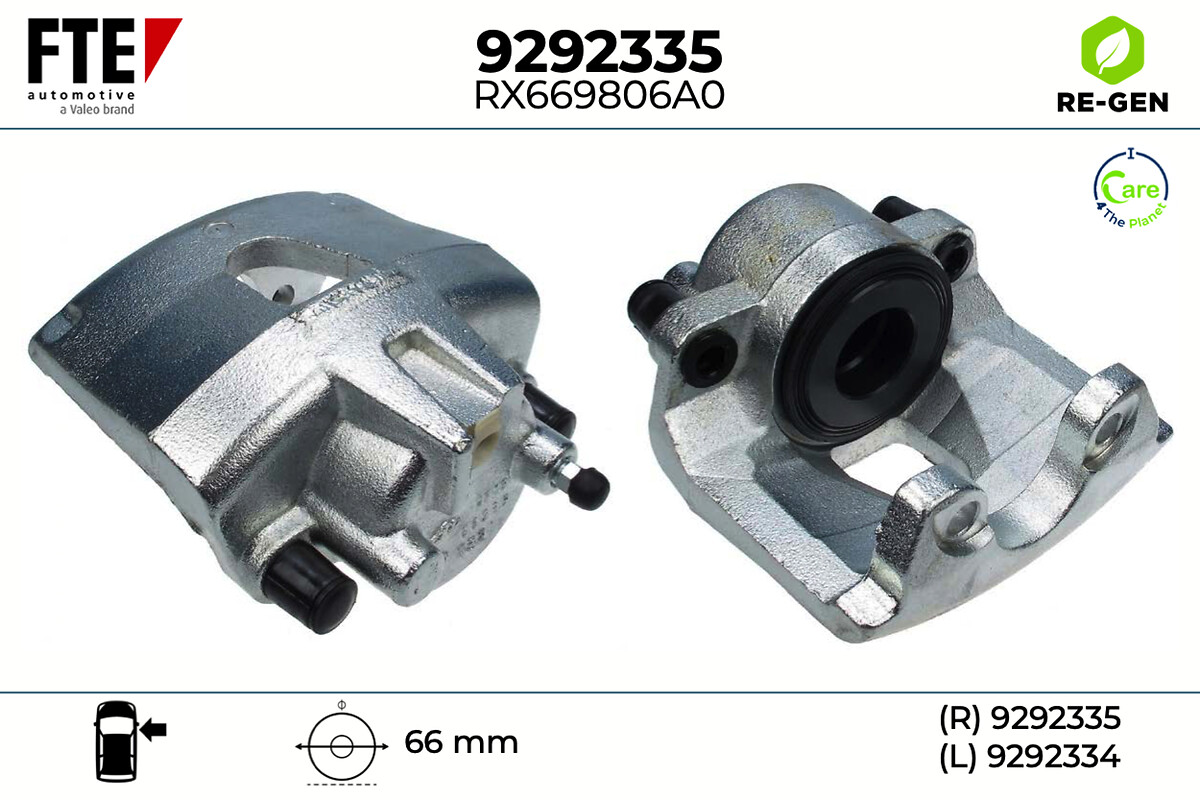 Étrier de frein FTE automotive GmbH ref. 9292335