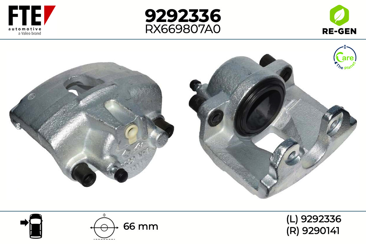 Étrier de frein FTE automotive GmbH ref. 9292336