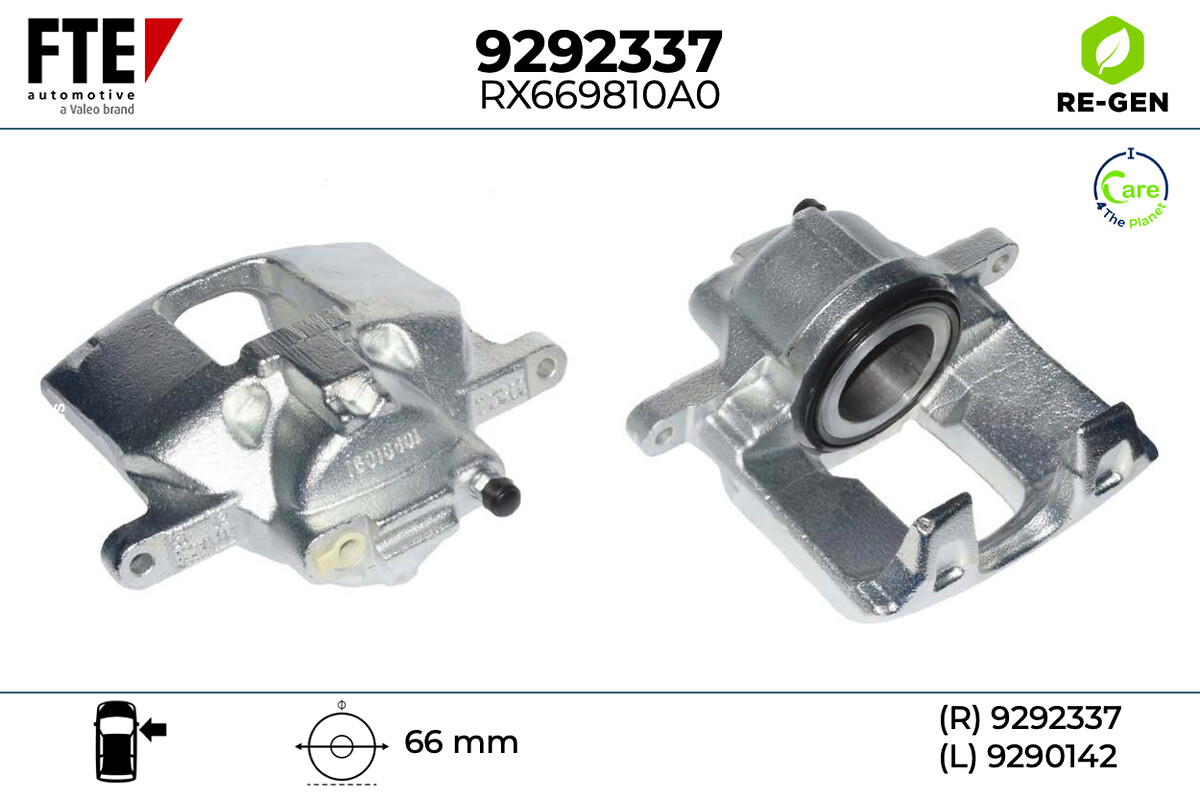 Étrier de frein FTE automotive GmbH ref. 9292337