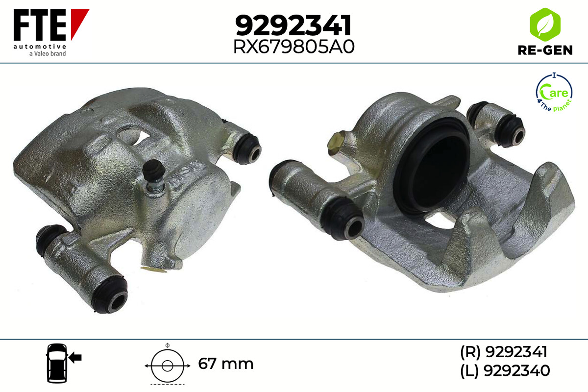 Étrier de frein FTE automotive GmbH 9292341