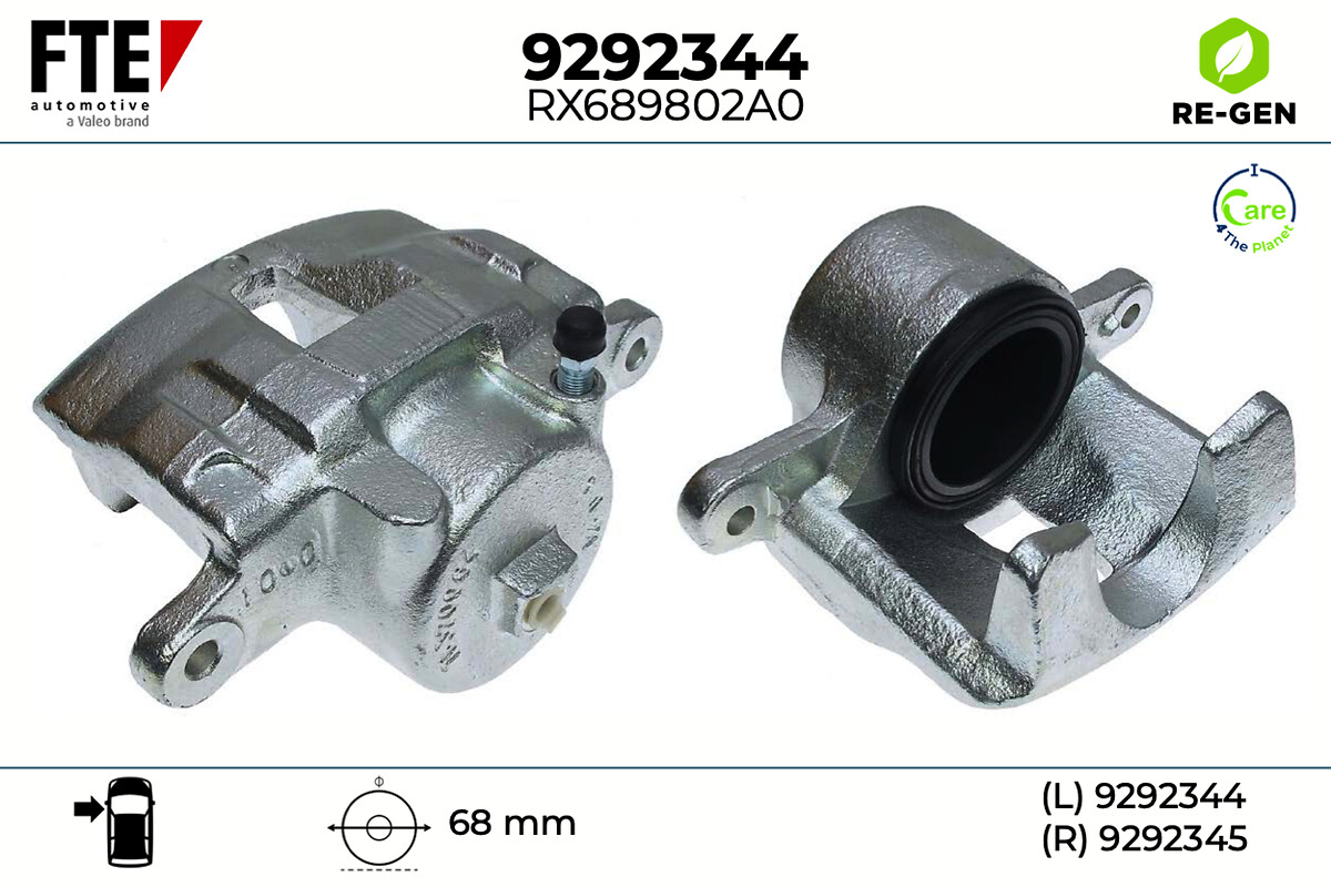 Étrier de frein FTE automotive GmbH ref. 9292344